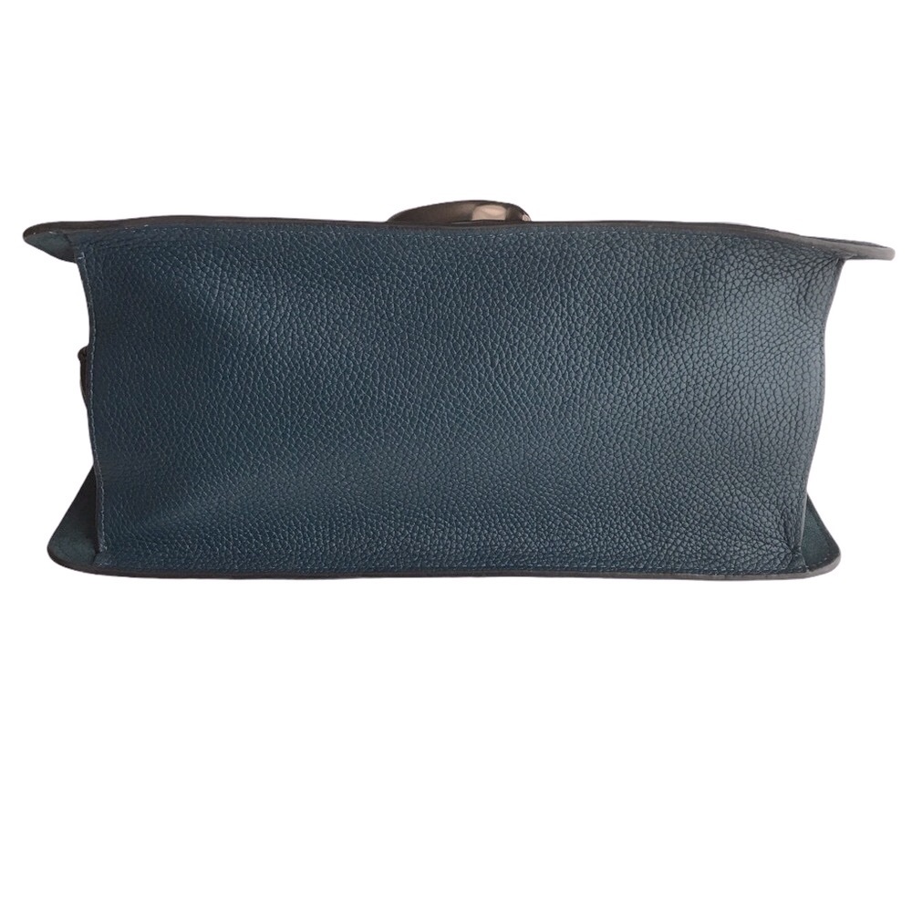 Coach Tabby Color Block Blue Grey Shoulder Bag - Picture 7 of 16